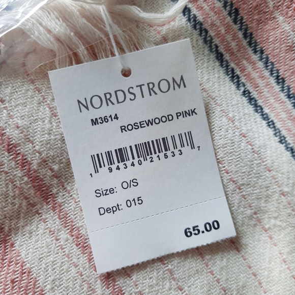 NWT Madewell Maui Stripe Silk Noil Cape Scarf - Picture 6 of 12